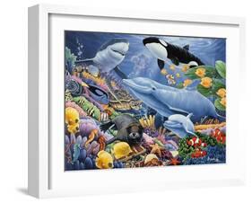 Sealife-Jenny Newland-Framed Giclee Print