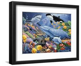 Sealife-Jenny Newland-Framed Giclee Print