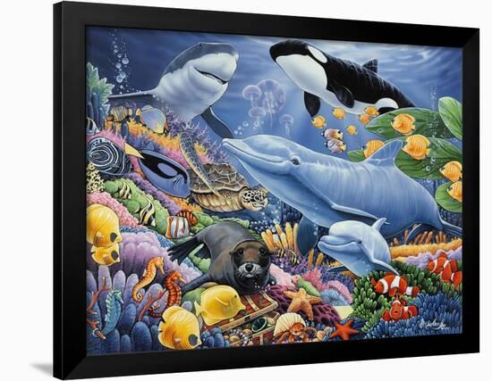 Sealife-Jenny Newland-Framed Giclee Print