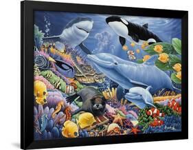 Sealife-Jenny Newland-Framed Giclee Print