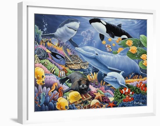 Sealife-Jenny Newland-Framed Giclee Print