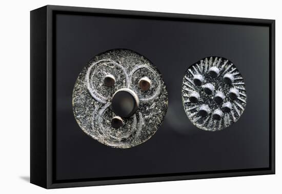 Seals, 5150 BC, Hematite, from Tell Sabi Abyad Archaeological Site, Syria-null-Framed Stretched Canvas