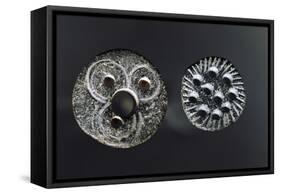 Seals, 5150 BC, Hematite, from Tell Sabi Abyad Archaeological Site, Syria-null-Framed Stretched Canvas