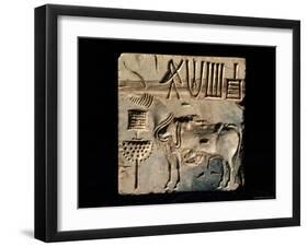 Seals from Mohenjodaro, Indus Valley Civilisation, Karachi Museum, Karachi, Pakistan-Robert Harding-Framed Photographic Print