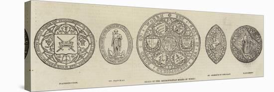 Seals of the Metropolitan Board of Works-null-Stretched Canvas