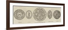 Seals of the Metropolitan Board of Works-null-Framed Premium Giclee Print