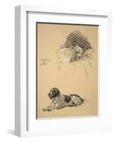 Sealyham and Setter, 1930, Just Among Friends, Aldin, Cecil Charles Windsor-Cecil Aldin-Framed Giclee Print