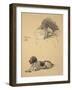 Sealyham and Setter, 1930, Just Among Friends, Aldin, Cecil Charles Windsor-Cecil Aldin-Framed Giclee Print
