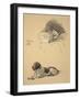 Sealyham and Setter, 1930, Just Among Friends, Aldin, Cecil Charles Windsor-Cecil Aldin-Framed Giclee Print