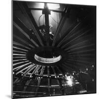 Seam Welding under Arc Lighting-Heinz Zinram-Mounted Photographic Print