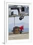 Seaman Hooks a Pallet to an Mh-60S Sea Hawk Helicopter-null-Framed Photographic Print