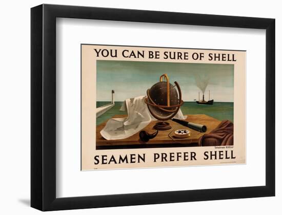 Seamen Prefer Shell-null-Framed Art Print