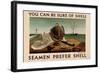 Seamen Prefer Shell-null-Framed Art Print