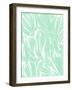 Seamfoam Organic Pattern-Cat Coquillette-Framed Giclee Print