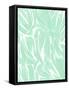 Seamfoam Organic Pattern-Cat Coquillette-Framed Stretched Canvas
