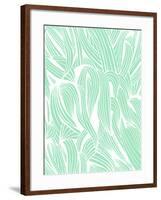 Seamfoam Organic Pattern-Cat Coquillette-Framed Giclee Print