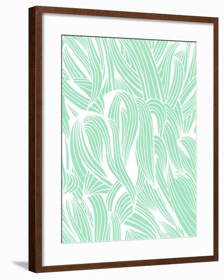 Seamfoam Organic Pattern-Cat Coquillette-Framed Giclee Print