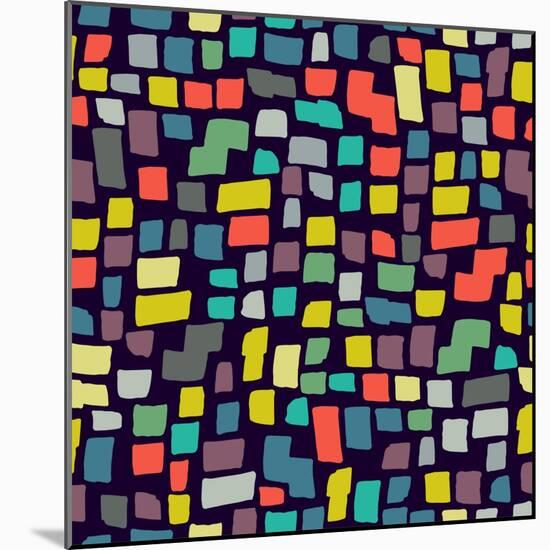 Seamless Abstract Color Pattern. Vector Illustration-Magnia-Mounted Art Print
