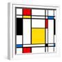 Seamless Abstract Geometric Colorful For Continuous Replicate-alexfiodorov-Framed Premium Giclee Print