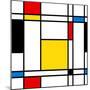 Seamless Abstract Geometric Colorful For Continuous Replicate-alexfiodorov-Mounted Premium Giclee Print