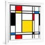 Seamless Abstract Geometric Colorful For Continuous Replicate-alexfiodorov-Framed Premium Giclee Print