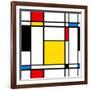 Seamless Abstract Geometric Colorful For Continuous Replicate-alexfiodorov-Framed Premium Giclee Print