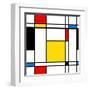 Seamless Abstract Geometric Colorful For Continuous Replicate-alexfiodorov-Framed Art Print