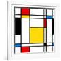 Seamless Abstract Geometric Colorful For Continuous Replicate-alexfiodorov-Framed Art Print