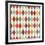 Seamless Abstract Retro Pattern. Stylish Geometric Background-incomible-Framed Art Print