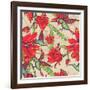 Seamless Background Flowers and Hummingbirds-Varvara Kurakina-Framed Art Print