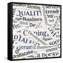 Seamless Background, Made Of Newspaper Clippings. Business Theme-donatas1205-Framed Stretched Canvas