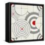 Seamless Background Of Targets-tovovan-Framed Stretched Canvas