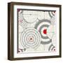 Seamless Background Of Targets-tovovan-Framed Art Print