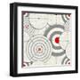 Seamless Background Of Targets-tovovan-Framed Art Print