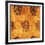 Seamless Background With American Indian Traditional Patterns-frenta-Framed Art Print