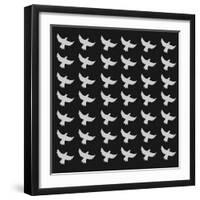 Seamless Birds Pattern-Sira Anamwong-Framed Art Print