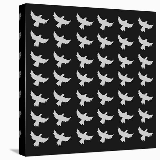 Seamless Birds Pattern-Sira Anamwong-Stretched Canvas