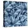 Seamless Blue Alstroemeria Flowers Background-Laduwka-Stretched Canvas