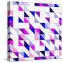 Seamless Blue, Pink Violet and White Vector Pattern, Texture or Background.-IngaLinder-Stretched Canvas