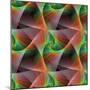 Seamless Color Fractal Veils Background-David Zydd-Mounted Photographic Print