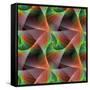 Seamless Color Fractal Veils Background-David Zydd-Framed Stretched Canvas