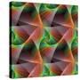 Seamless Color Fractal Veils Background-David Zydd-Stretched Canvas