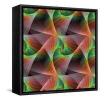 Seamless Color Fractal Veils Background-David Zydd-Framed Stretched Canvas