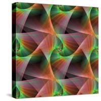 Seamless Color Fractal Veils Background-David Zydd-Stretched Canvas