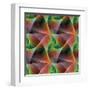 Seamless Color Fractal Veils Background-David Zydd-Framed Premium Photographic Print