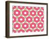 Seamless Colorful Floral Pattern Background-epic44-Framed Art Print