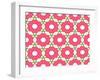 Seamless Colorful Floral Pattern Background-epic44-Framed Art Print