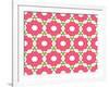 Seamless Colorful Floral Pattern Background-epic44-Framed Art Print