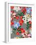 Seamless Floral Pattern Background - Illustration-Jxana-Framed Art Print