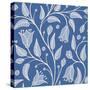 Seamless Floral Pattern with Bellflowers-Slanapotam-Stretched Canvas